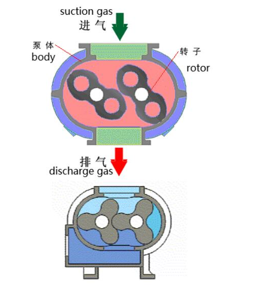 羅茨風機結構圖